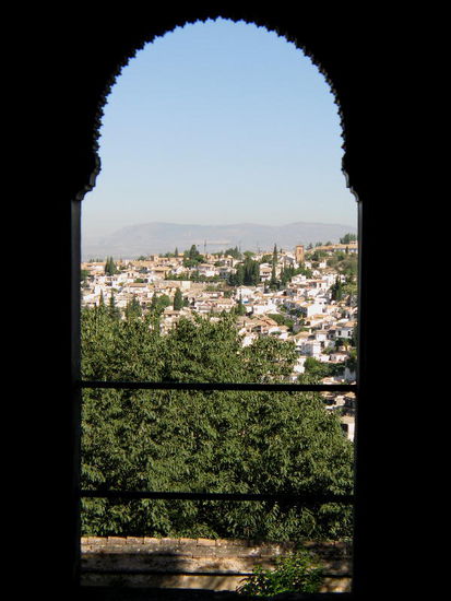 2008 - Generalife; Ausblick auf die Stadt Granada