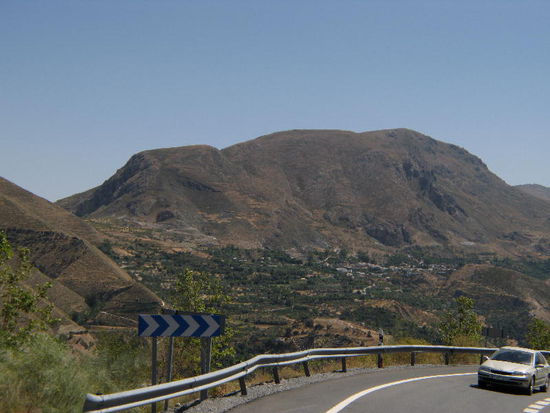 2008 - Sierra Nevada; steil geht's hinauf