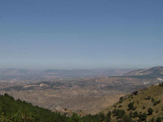2008 - Sierra Nevada; Ausblick ins weite Land