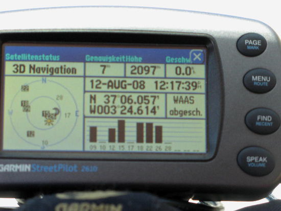2008 - Sierra Nevada; etwas unterhalb der Ortschaft