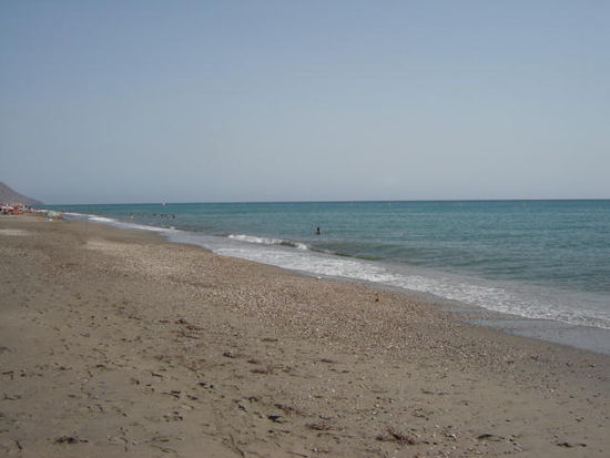 2008 - Cabo de Gata; Blick nach links - fast keine Leute!