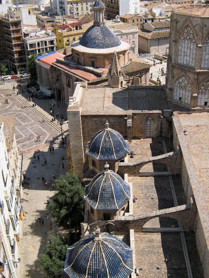 2008 - Valencia; die Kuppeln der Kathedrale