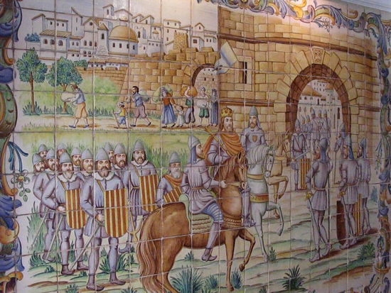 2008 - Valencia; handbemalte Kacheln mit allerhand Motiven