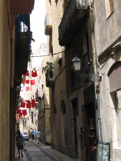 2008 - Tarragona; enge Gassen in der Altstadt