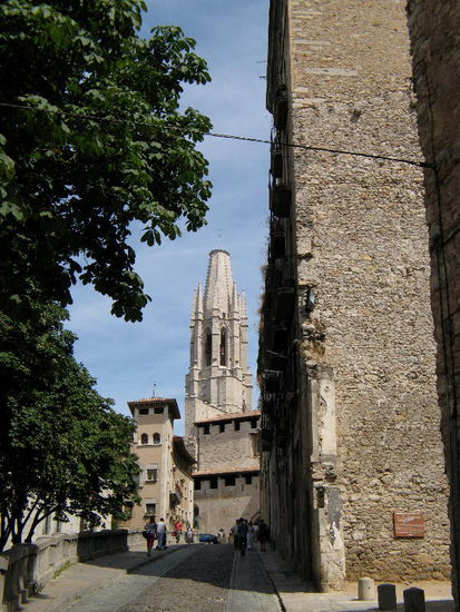 2008 - Gerona; hinauf zu San Felix