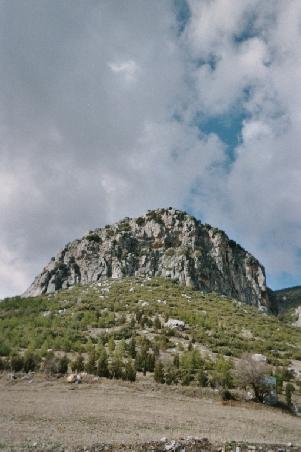 2005 Türkei - interessante Gesteinsformationen im Taurus-Gebirge