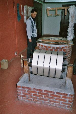 2005 Türkei - der Haspel für die Seidenspinnerei