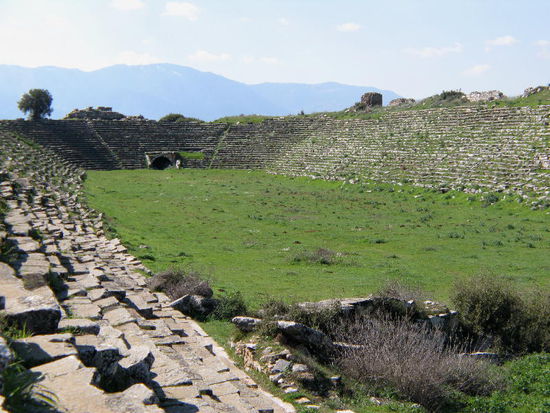 2009 - Aphrodisias; das Stadion für Wettkämpfe