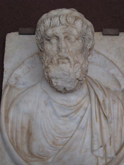 2009 - Aphrodisias Museum; ... mit Pythagoras