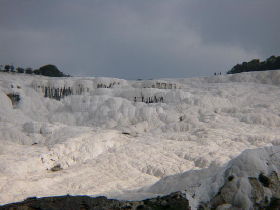2009 - Pamukkale; früher konnte in den Becken gebadet werden