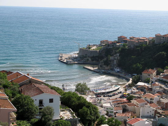 2009 - Ulcinj; Blick von der Terrasse