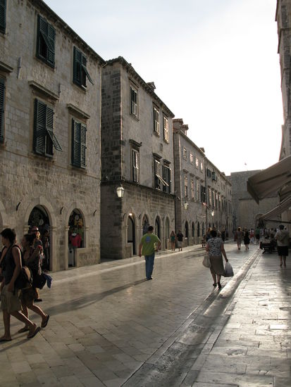2009 - Dubrovnik; Stradun, die Hauptgasse