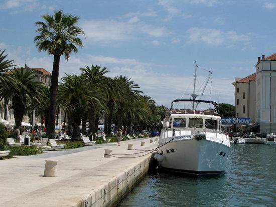 2009 - Split; die 2007 eröffnete Uferpromenade "Riva"