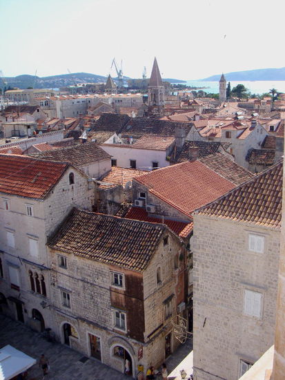 2009 - Trogir; der Ausblick vom Turm