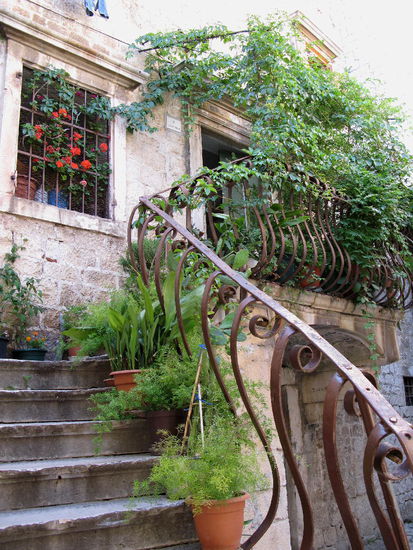 2009 - Trogir; kleine Oasen in der Stadt