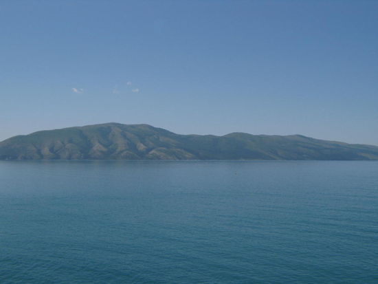 2009 - Radhime; der Ausblick auf die benachbarte Halbinsel