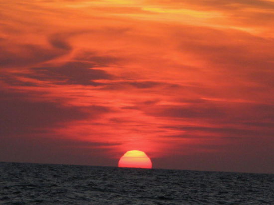 2009 - Fier; Sonnenuntergang in den schönsten Farben