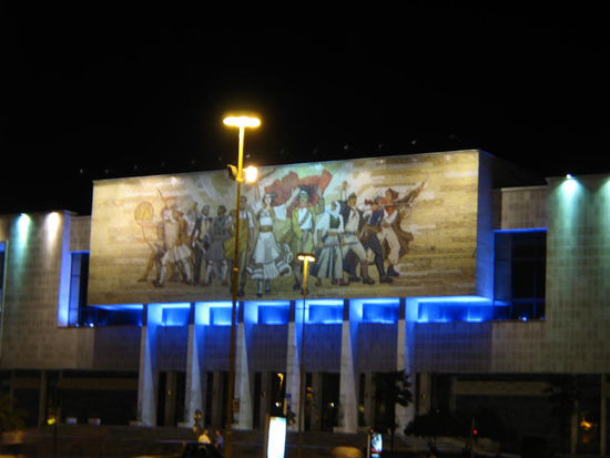 2009 - Tirana; das Nationalmuseum