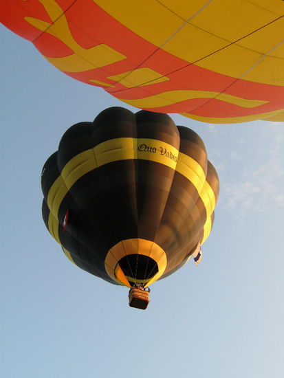 und nach einer halben Stunde geht's in die Luft...