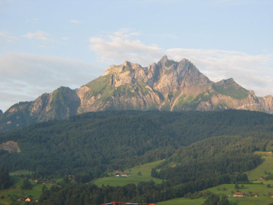 der Pilatus im Morgenlicht...