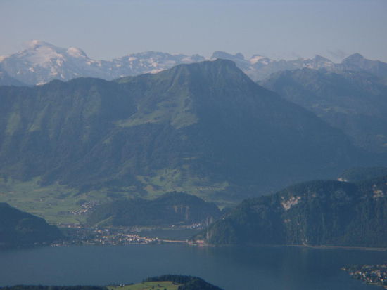 Achereggbrücke, Stansstad und Stanserhorn...