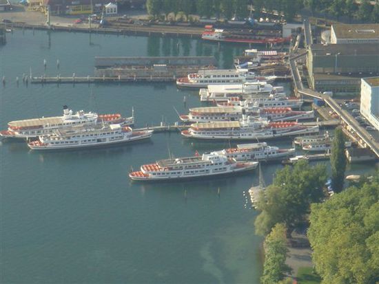 die Werft und Anlegestelle der Schifffahrtsgesellschaft...