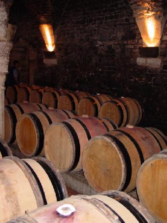 Das Weinlager der Kellerei Drouhin