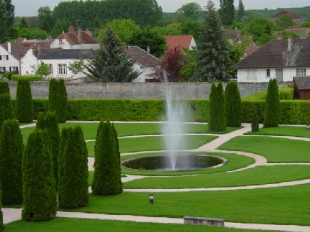 Der Schlossgarten; Château de Gilly