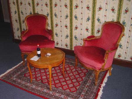 Stilvolles Schlafzimmer; Château de Gilly