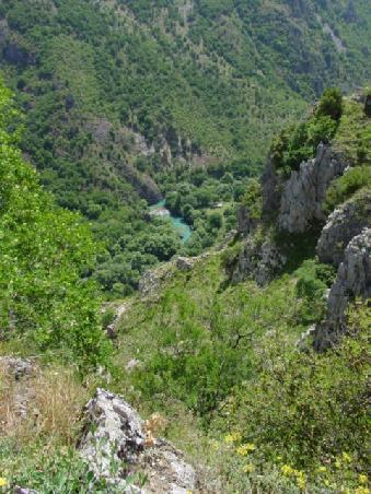 Vikos-Schlucht 2005 - bis 700 m gehts hinab