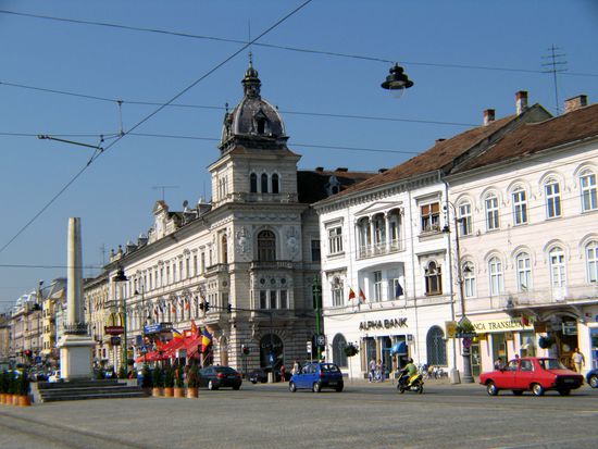 2010 - Arad; gegenüber dem Rathaus