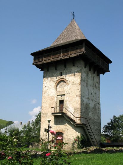 2010 - Voronet; der freistehende Turm