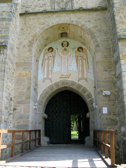2010 - Dragomirna; der Eingang zum Kloster