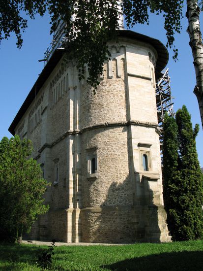 2010 - Dragomirna; die 46 m hohe Klosterkirche