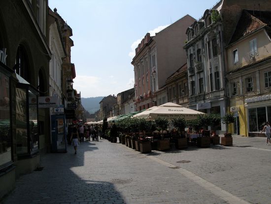 2010 - Brasov; die Fussgängerzone