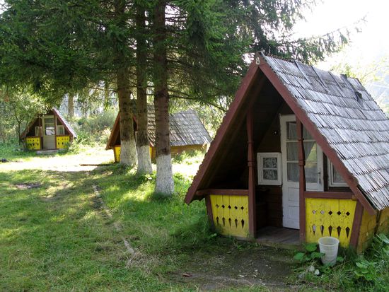 2010 - Rasnov; so kann Camping in Rumänien auch aussehen...