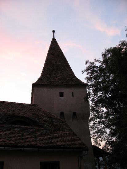 2010 - Sigishoara; die Stadt im Abendlicht