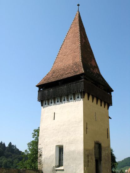 2010 - Biertan; ein Wehrturm