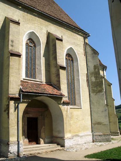 2010 - Biertan; das Eingangsportal