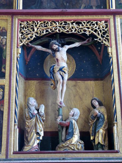 2010 - Biertan; Detail des Flügelaltars