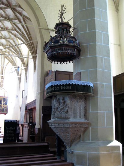 2010 - Biertan; die Kanzel