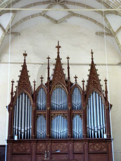 2010 - Biertan; die hübsche Orgel