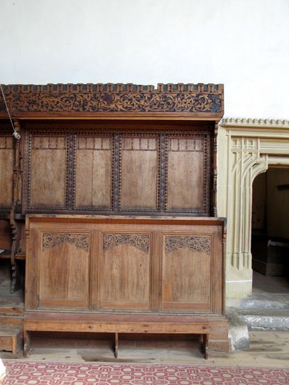 2010 - Biertan; das Chorgestühl