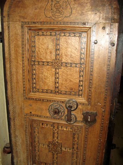 2010 - Biertan; eindrucksvolle Sakristeitüre