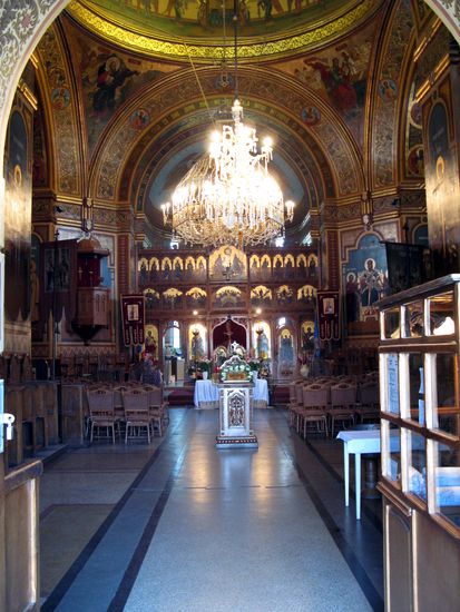 2010  - Medias; Blick ins Innere der Kirche