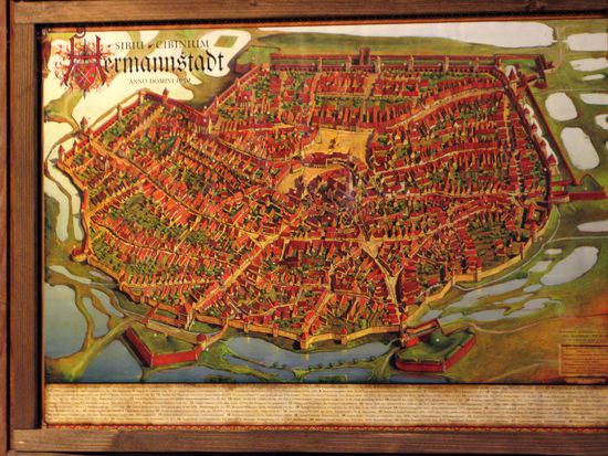 2010 - Sibiu; das Stadtbild um 1650