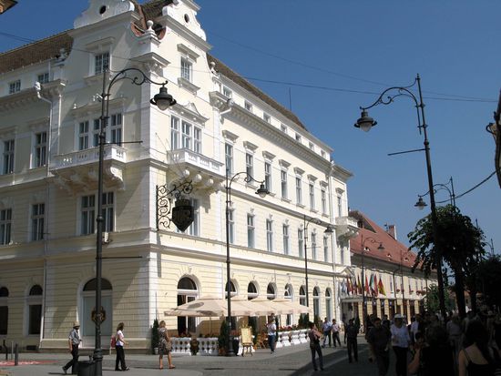 2010 - Sibiu; das Hotel  "Römischer Kaiser"