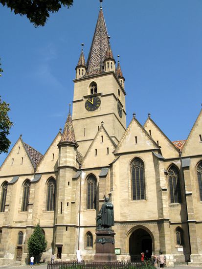 2010 - Sibiu; die evangelische Pfarrkirche auf dem Piata Huet