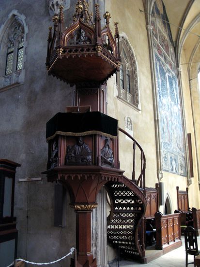 2010 - Sibiu; evangelische Pfarrkirche - die Kanzel