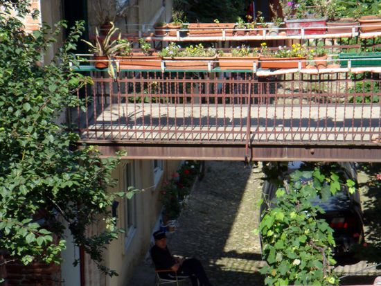 2010 - Sibiu; ein Einblick in die verwirrenden Gassen- Verhältnisse der Unterstadt